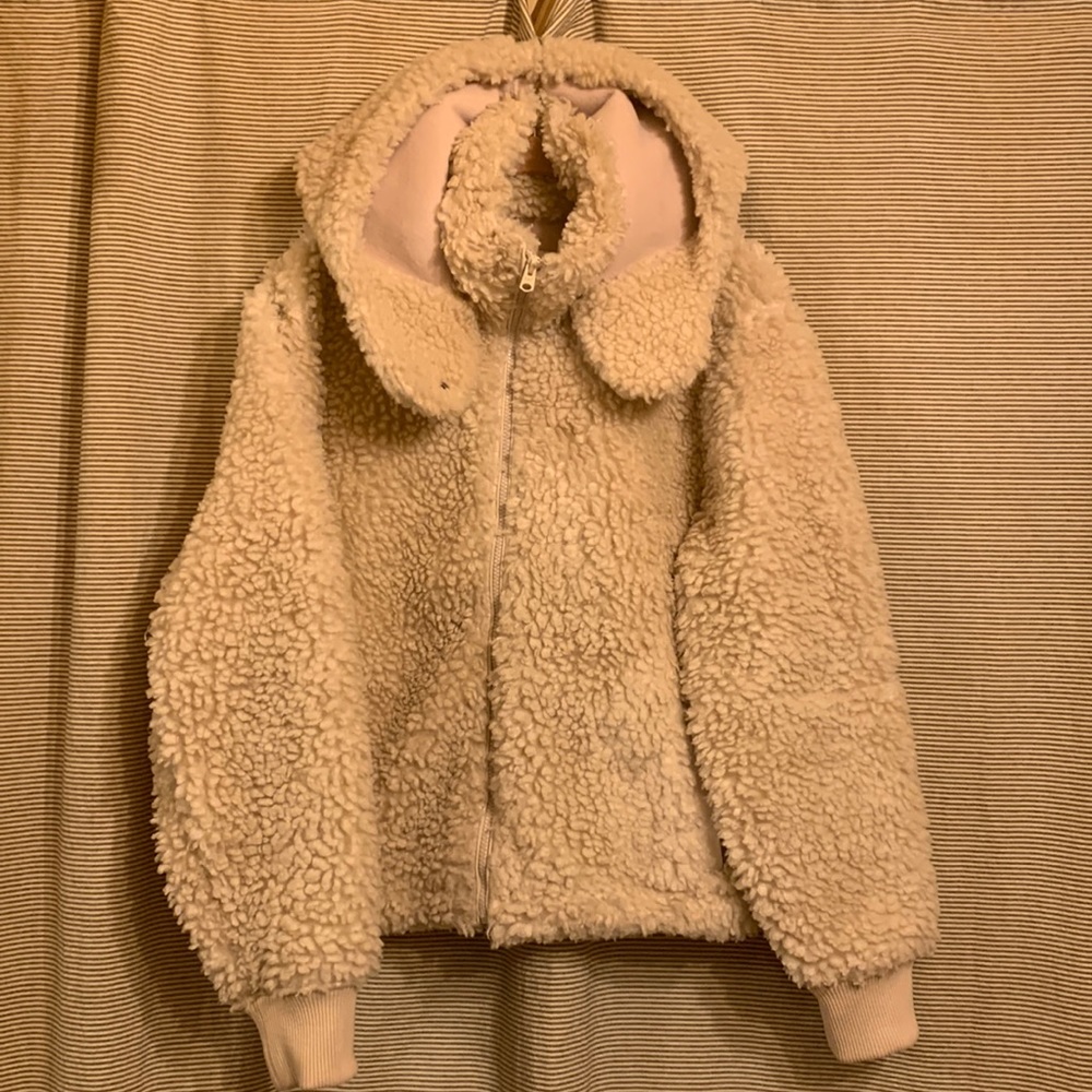 Cropped Sherpa jacket